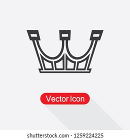 Crown Icon Vector Illustration Eps10