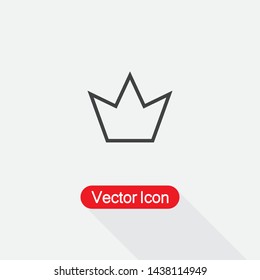 Crown Icon Vector Illustration Eps10