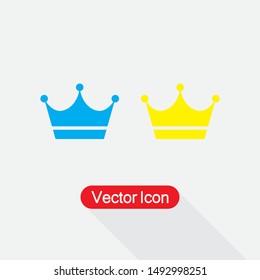 Crown Icon Vector Illustration Eps10