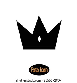 Crown icon. Vector illustration eps10