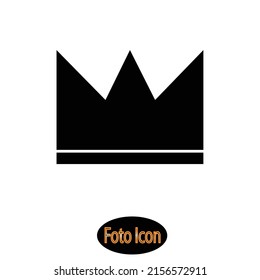 Crown icon. Vector illustration eps10