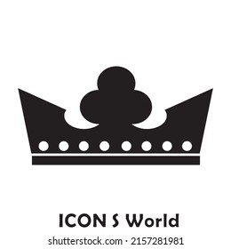 Crown icon. Vector illustration eps10.