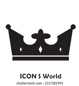 Crown icon. Vector illustration eps10.
