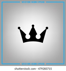 Crown icon vector illustration eps10