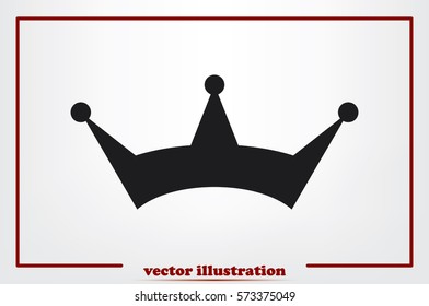 Crown icon vector illustration eps10