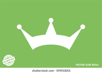 Crown icon vector illustration eps10