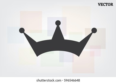 Crown icon vector illustration eps10