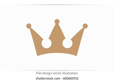 Crown icon vector illustration eps10.