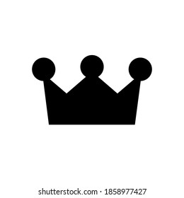 icono de la corona vectorial. Eps. 10.