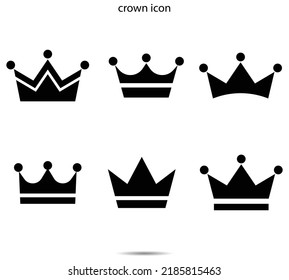 crown icon vector illustration graphic on background