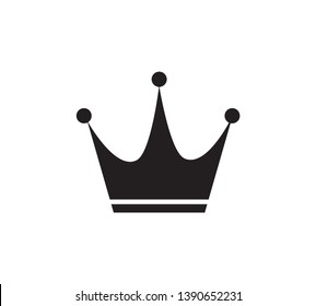 Crown icon vector illustration isolated