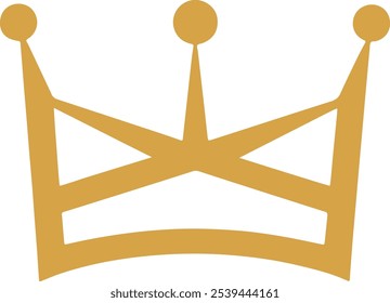 crown icon. vector illustration on white