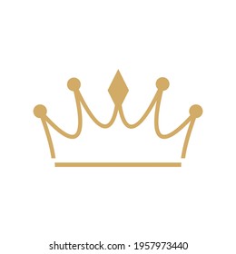 Crown icon vector illustration sign