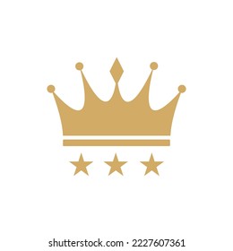 Crown icon vector illustration sign