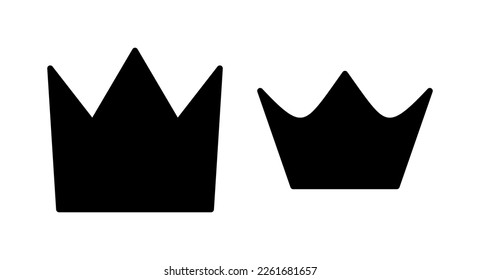 Crown icon vector illustration. crown sign and symbol