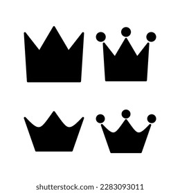 Crown icon vector illustration. crown sign and symbol