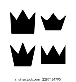 Crown icon vector illustration. crown sign and symbol