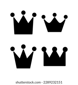 Crown icon vector illustration. crown sign and symbol