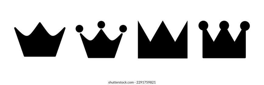 Crown icon vector illustration. crown sign and symbol