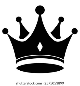Crown icon vector illustration sign