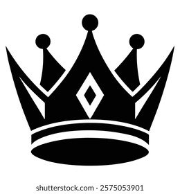 Crown icon vector illustration sign