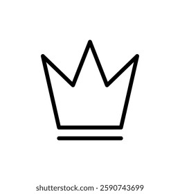 Crown icon vector illustration. crown sign and symbol