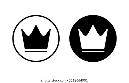Crown icon vector illustration. crown sign and symbol