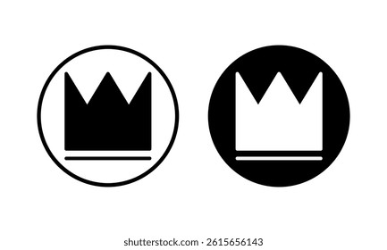Crown icon vector illustration. crown sign and symbol