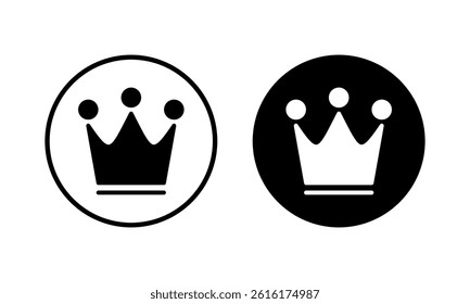 Crown icon vector illustration. crown sign and symbol