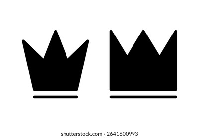 Crown icon vector illustration. crown sign and symbol