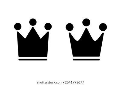 Crown icon vector illustration. crown sign and symbol
