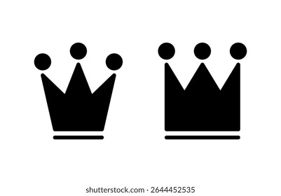 Crown icon vector illustration. crown sign and symbol