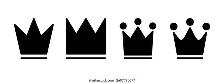 Kronensymbol, Vektorgrafik. Kronenzeichen und -symbol