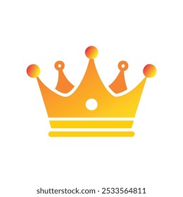 Estilo de Ilustración vectorial de icono de corona