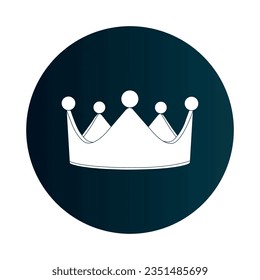 Crown icon vector illustration symbol design