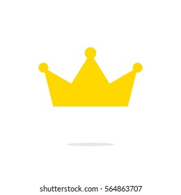 Crown icon vector isolated