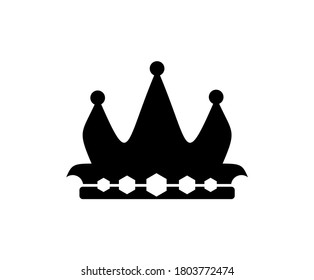 Kronsymbol, Vektorgrafik einzeln, einfaches Kronenlogo