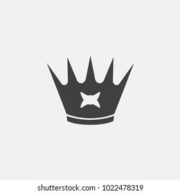 crown icon vector. king icon vector