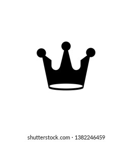 Crown icon vector. King crown logo illustration. Trendy flat design style on white background.