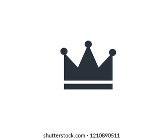 Crown Icon Vector Logo Design Template