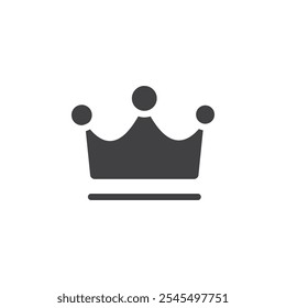 Crown Icon Vetor logotipo contorno