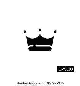 Crown Icon Vector. Crown Logo Symbol Vector Illustration