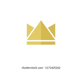 Crown Icon Vector Logo Template