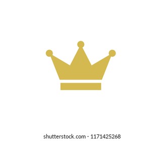Crown Icon Vector Logo Template