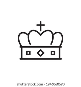 Crown icon in vector. Logotype