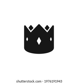 crown icon vector on a white background
