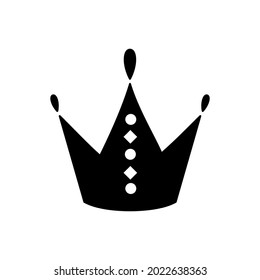 Conjunto de vectores de icono de corona. Colección de signos de ilustración principal.  Símbolo de reina o logotipo.

