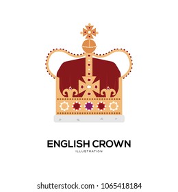 Crown icon vector. Crown sign on white background. Crown icon for web and app