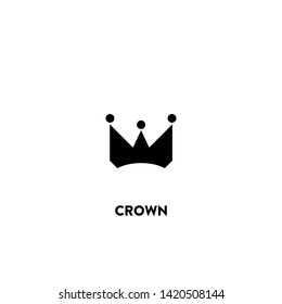 crown icon vector. crown sign on white background. crown icon for web and app