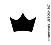 Crown icon vector. crown sign and symbol